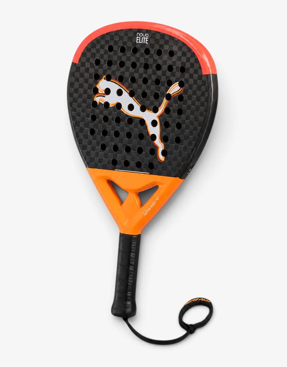 PUMA Nova Padel Elite PWR Racket Black/Orange — view 4