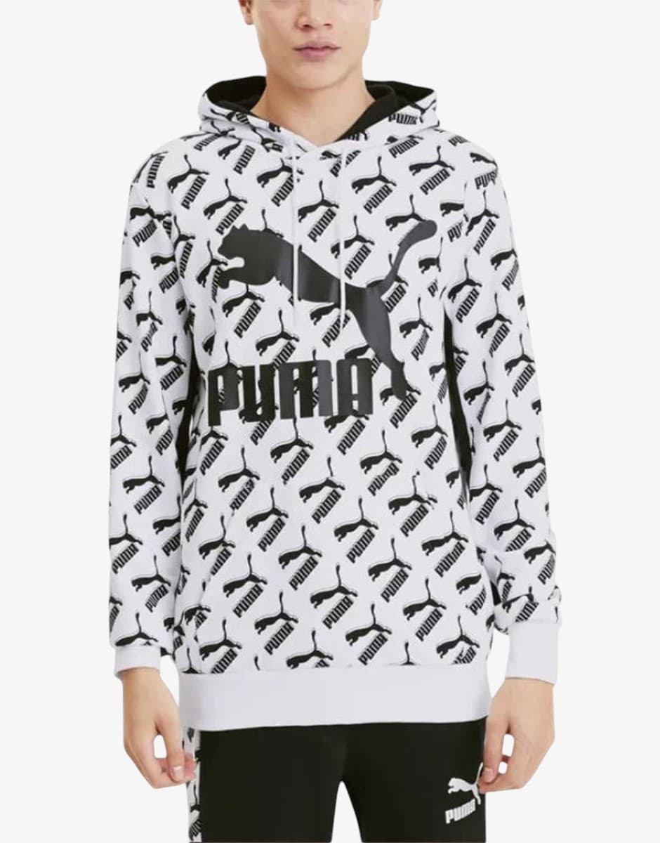 PUMA Originals Hoodie AOP White/Black