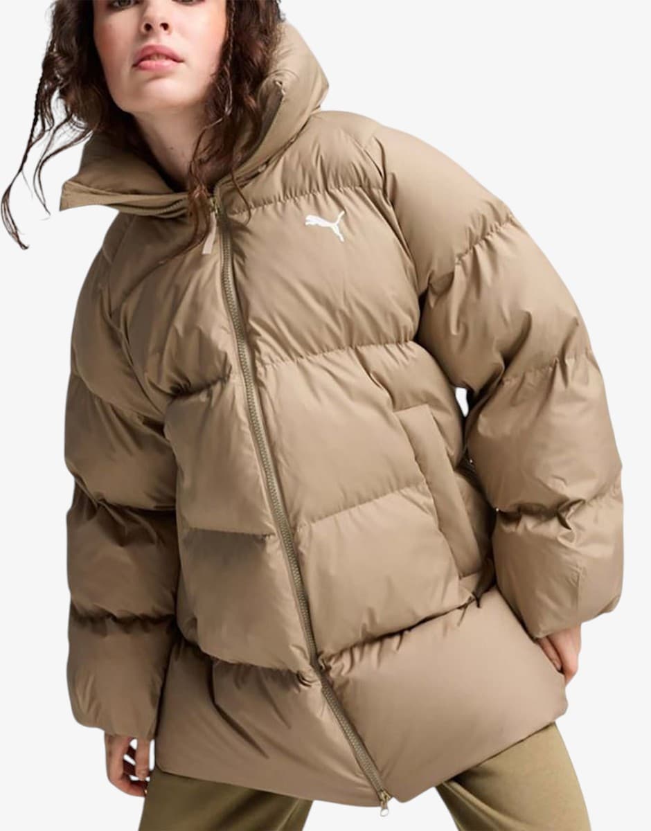 PUMA Oversized Puffer Jacket Beige