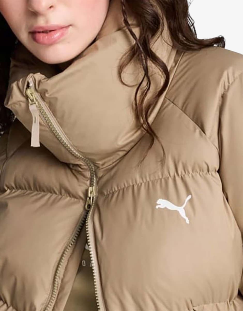 PUMA Oversized Puffer Jacket Beige — снимка 4