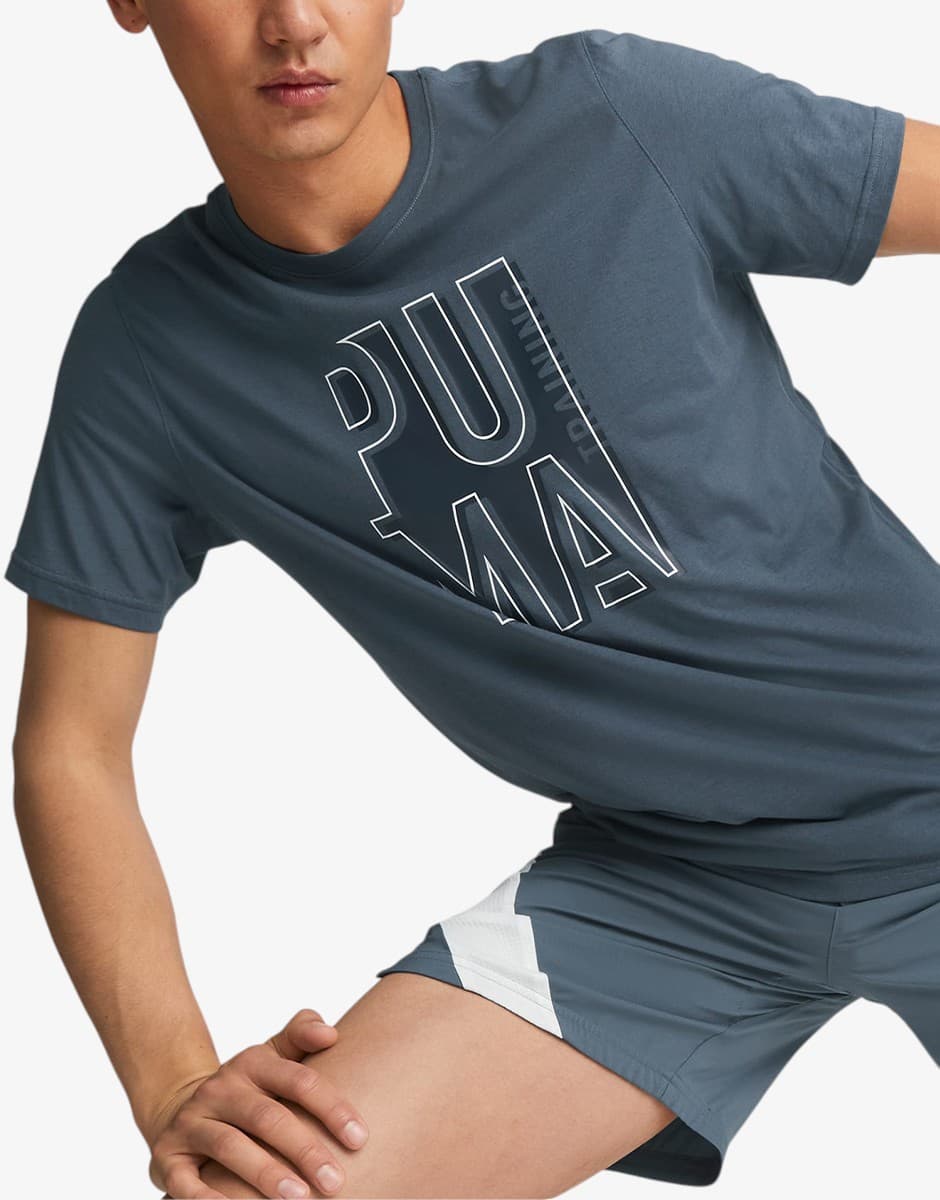 PUMA Performance Training Ss Tee Blue