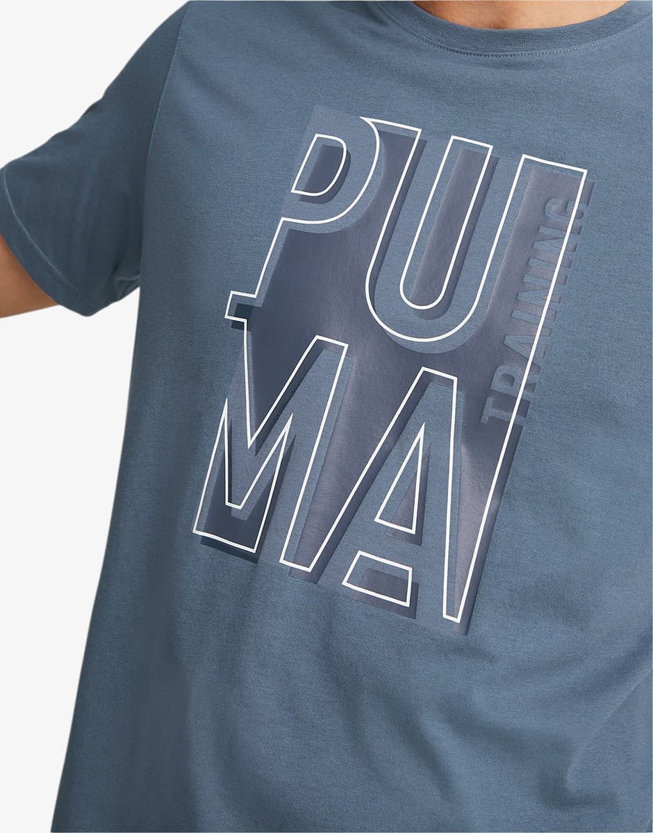 PUMA Performance Training Ss Tee Blue — view 4