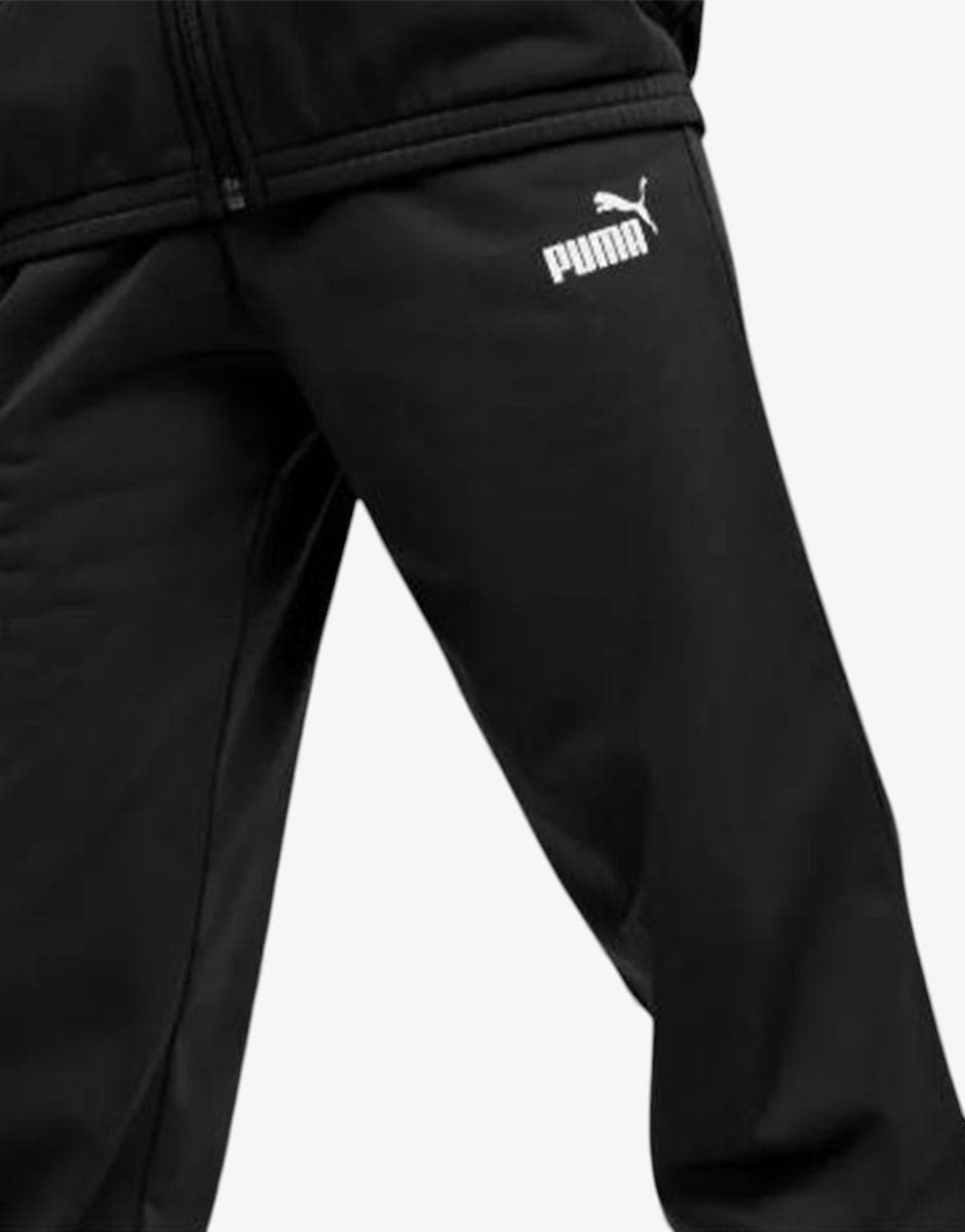 PUMA Poly Colorblock Tracksuit Black/White — снимка 4