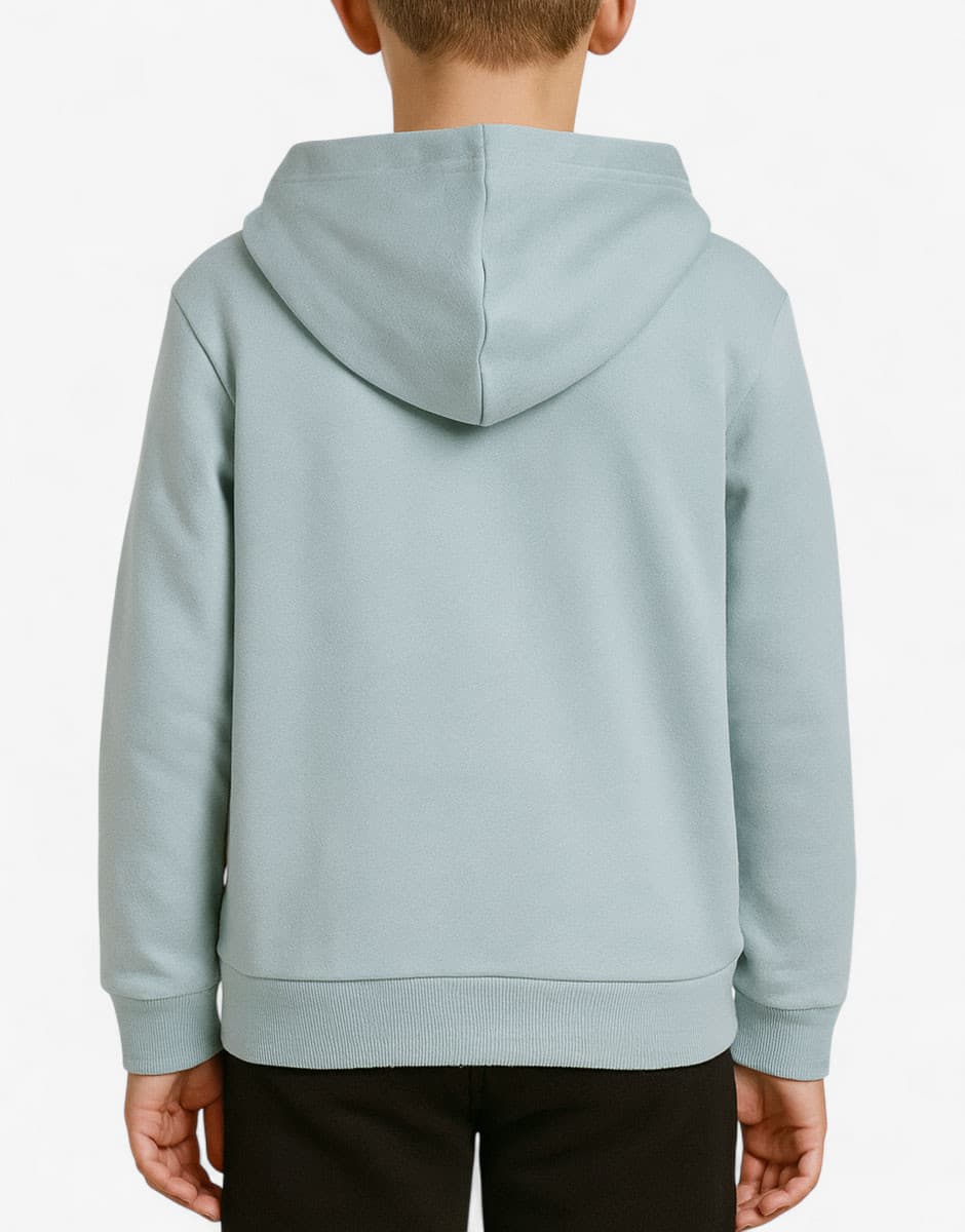PUMA Power Colorblock Hoodie Turquoise/Black — view 2