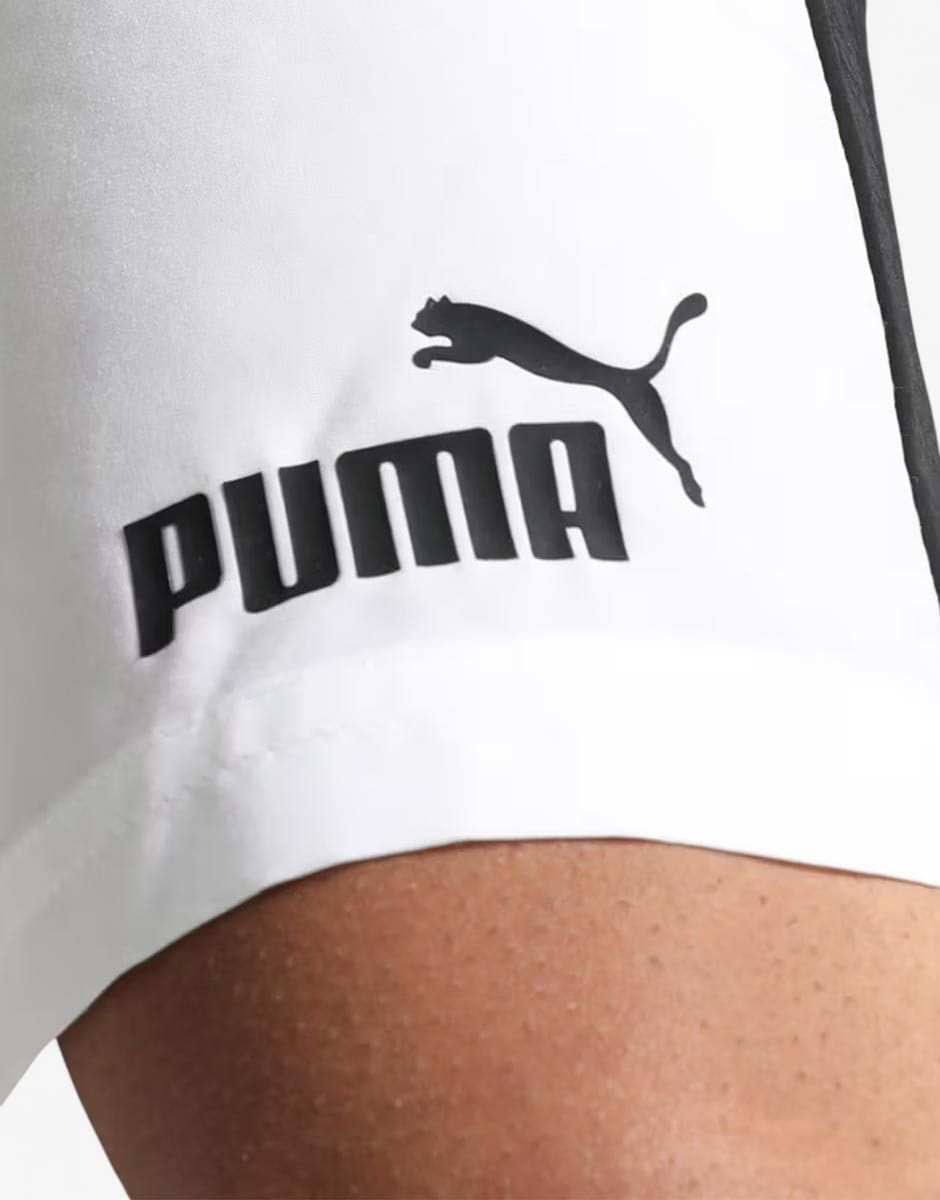 PUMA Power Colorblock Shorts Black/White — view 4