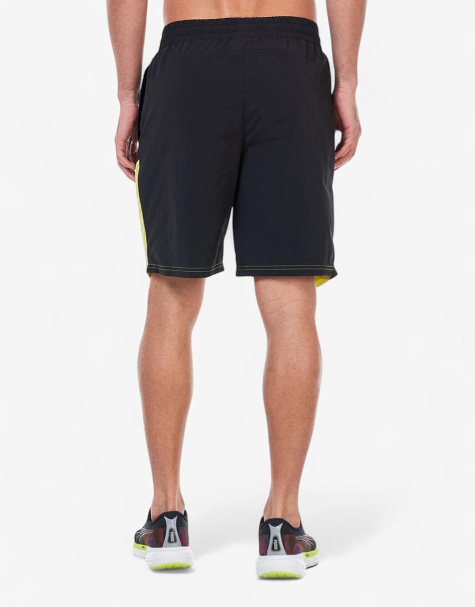 PUMA Power Colorblock Shorts Black/Yellow — снимка 2