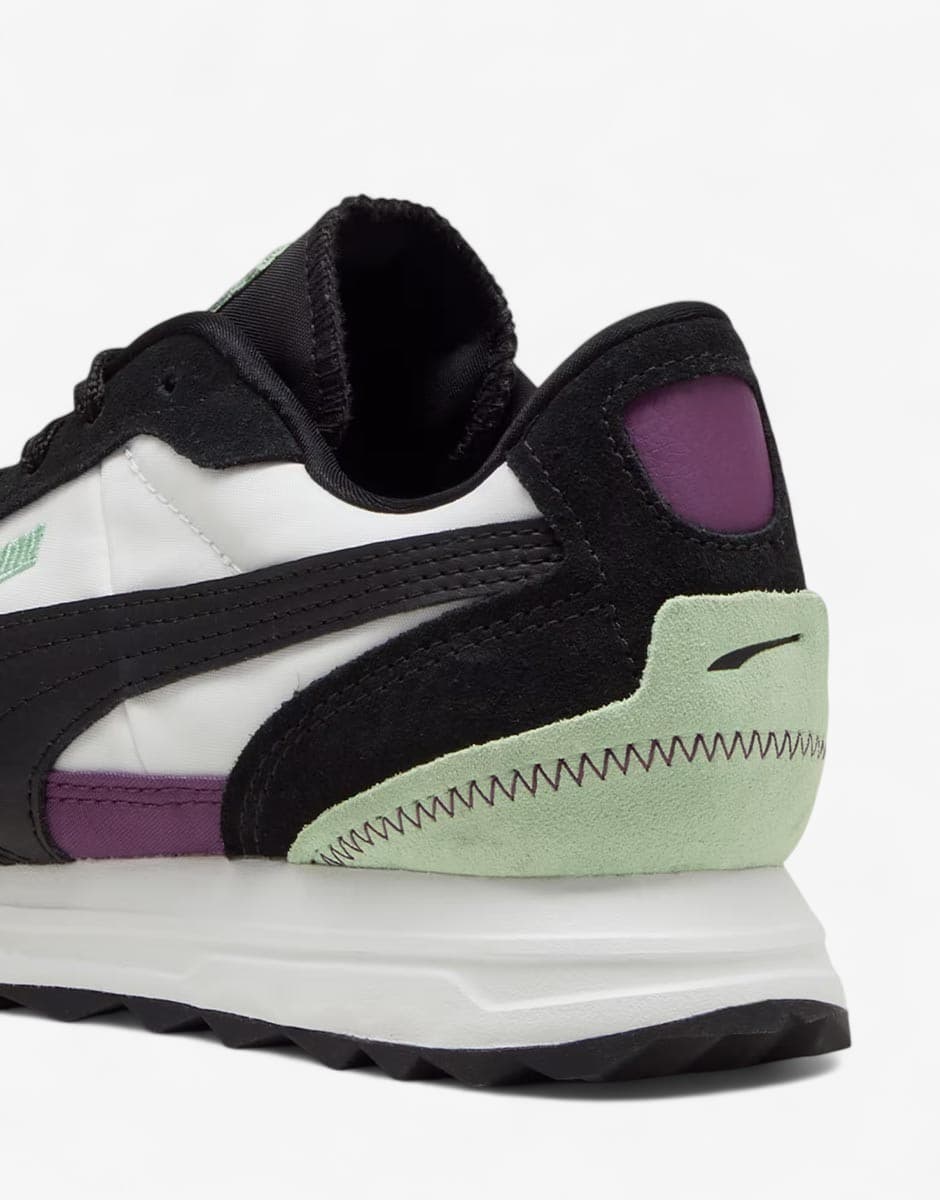 PUMA Road Rider Suede Shoes White/Black — снимка 4