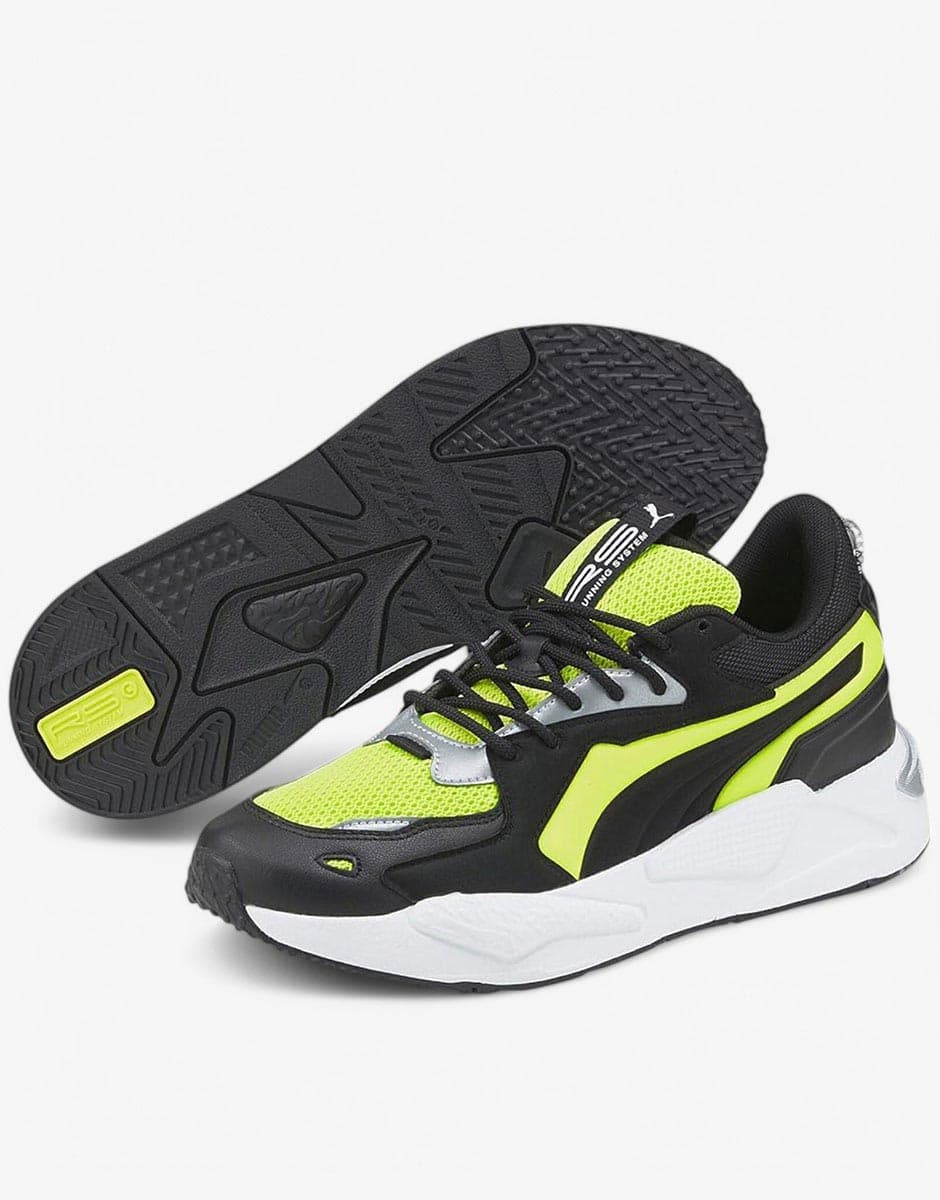 PUMA Rs-Z Molded Shoes Black/Yellow — view 3