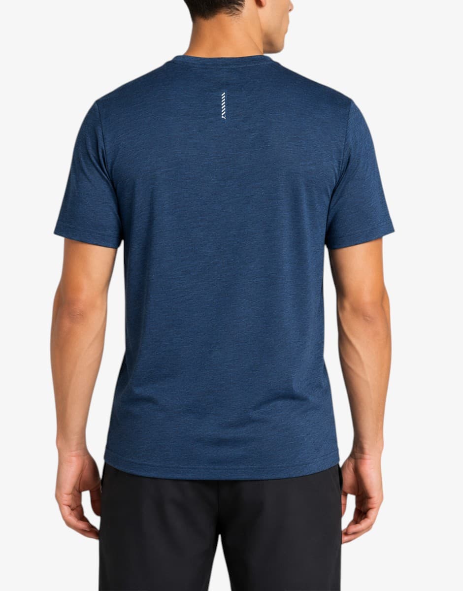 PUMA Run Favorite Heather Ss Tee Blue — снимка 3