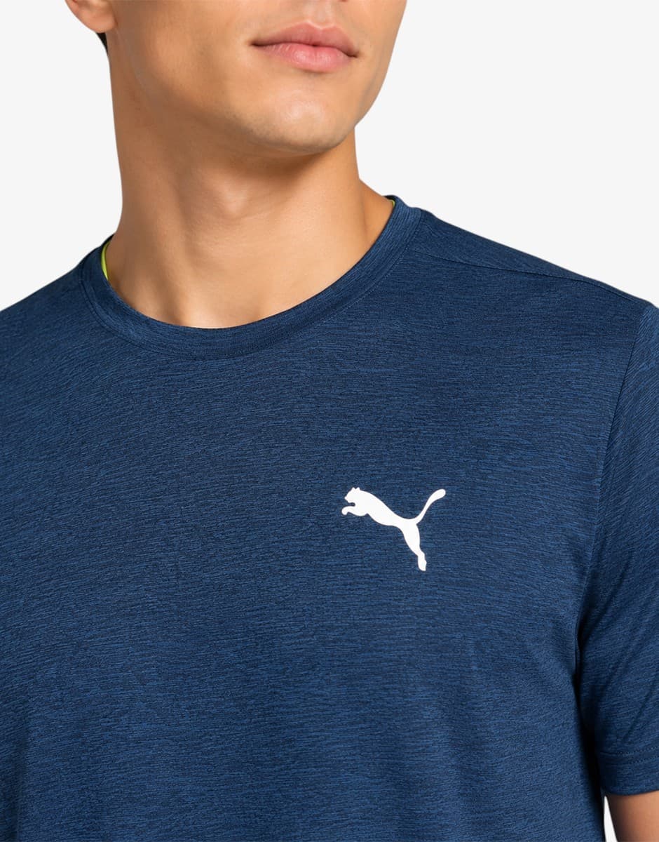 PUMA Run Favorite Heather Ss Tee Blue — снимка 4