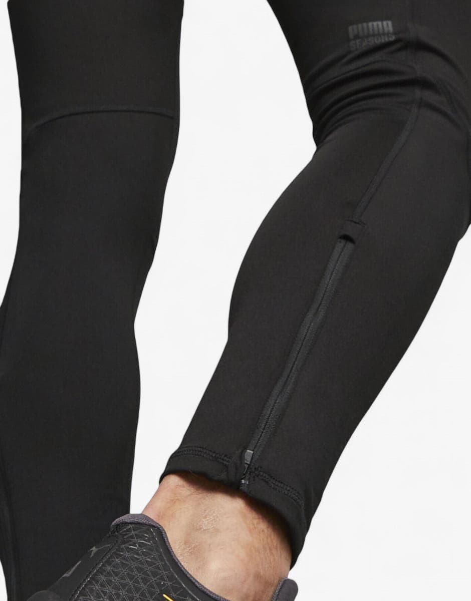 PUMA Seasons Microfleece Integral Leggings Black — снимка 3