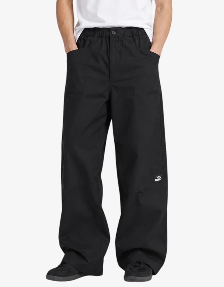 PUMA Skateboard Casual Pants Black