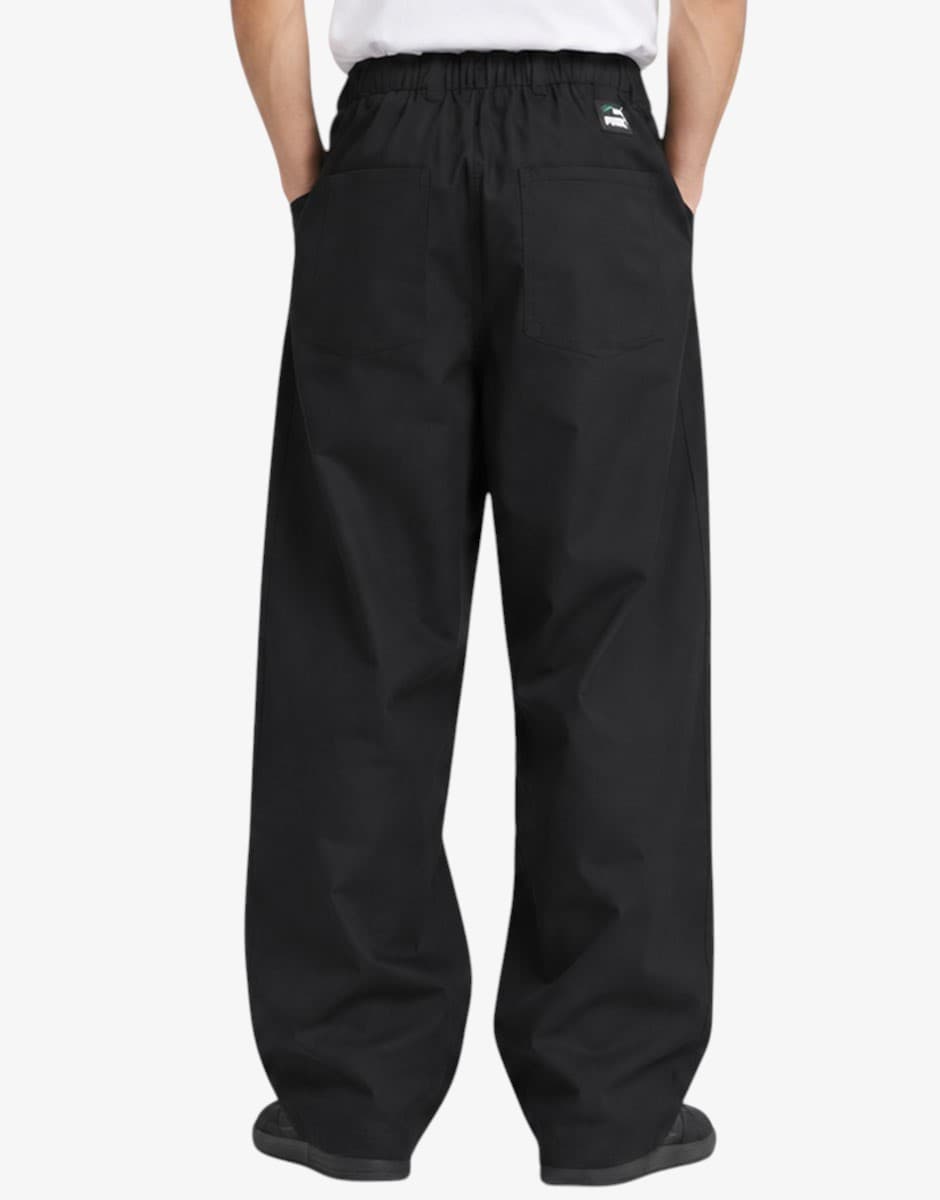 PUMA Skateboard Casual Pants Black — view 2