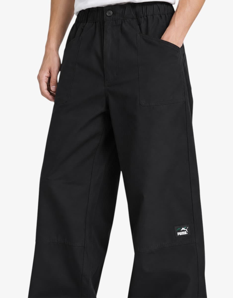 PUMA Skateboard Casual Pants Black — view 4