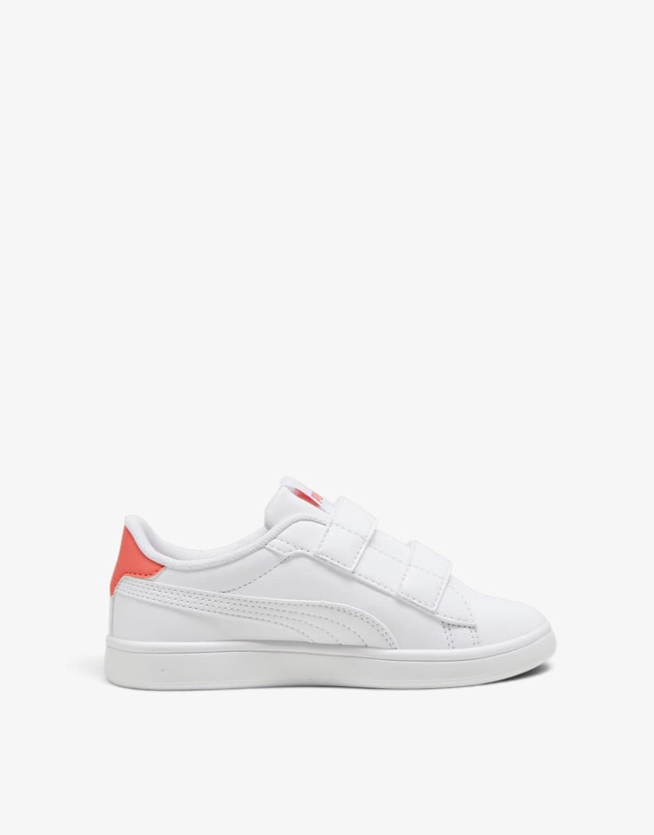 PUMA Smash 3.0 Badges V PS White/Pink — view 2