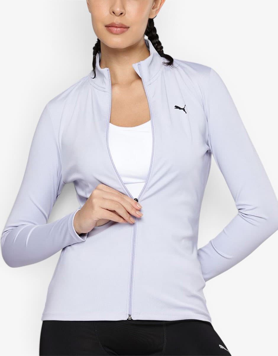 PUMA Strong Full Zip Cool Weather Light Violet — снимка 3