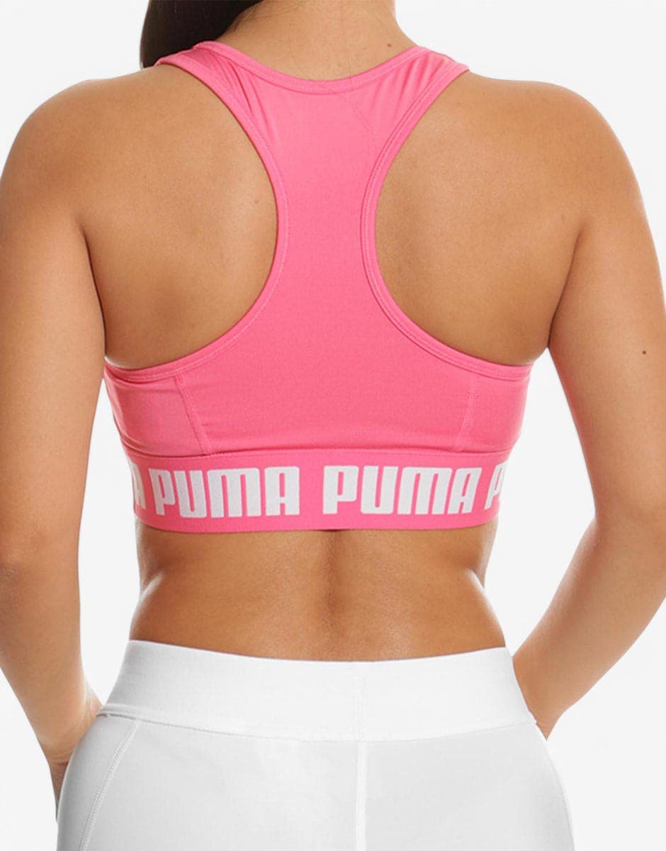 PUMA Strong Mid Impact Training Bra Pink — снимка 2