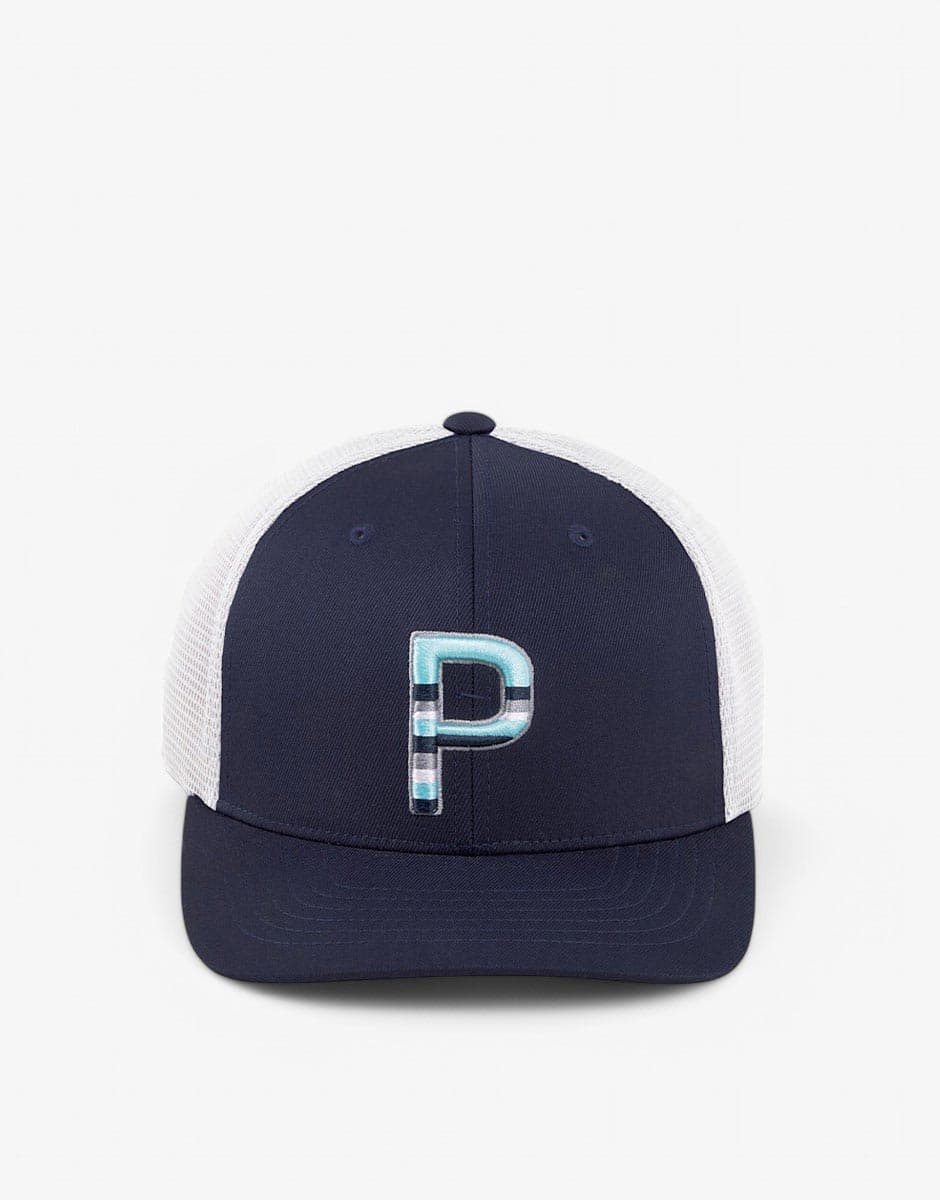 PUMA Sundown Trucker Snapback P Cap Blue/White — снимка 3