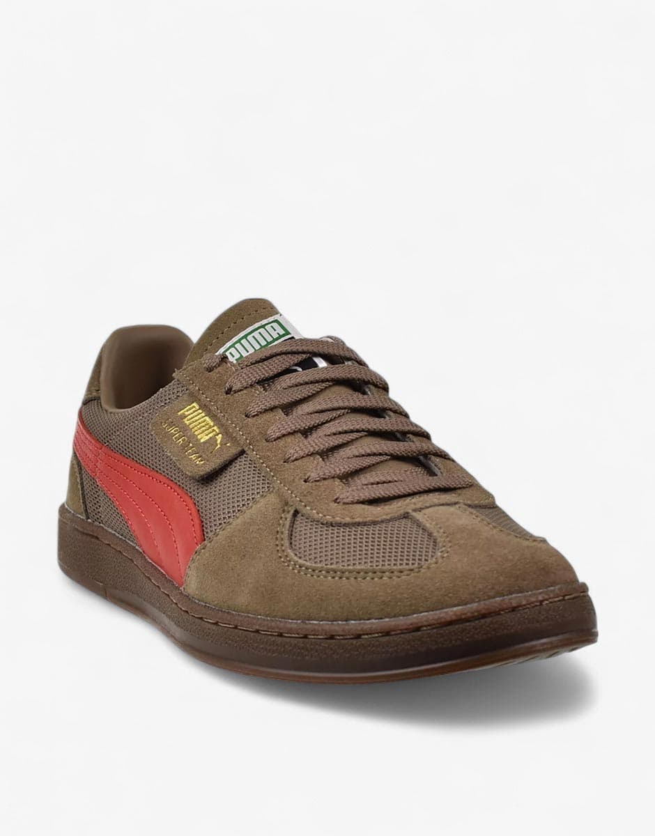 PUMA Super Team Og Shoes Brown/Red — снимка 3