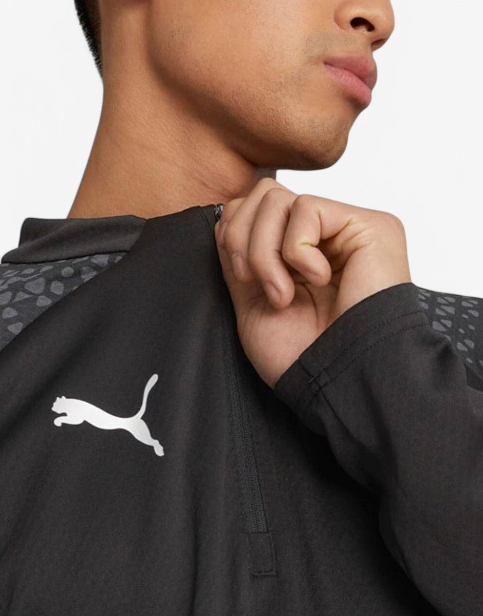 PUMA TeamCup Training 1/4 Zip Top Black — снимка 3