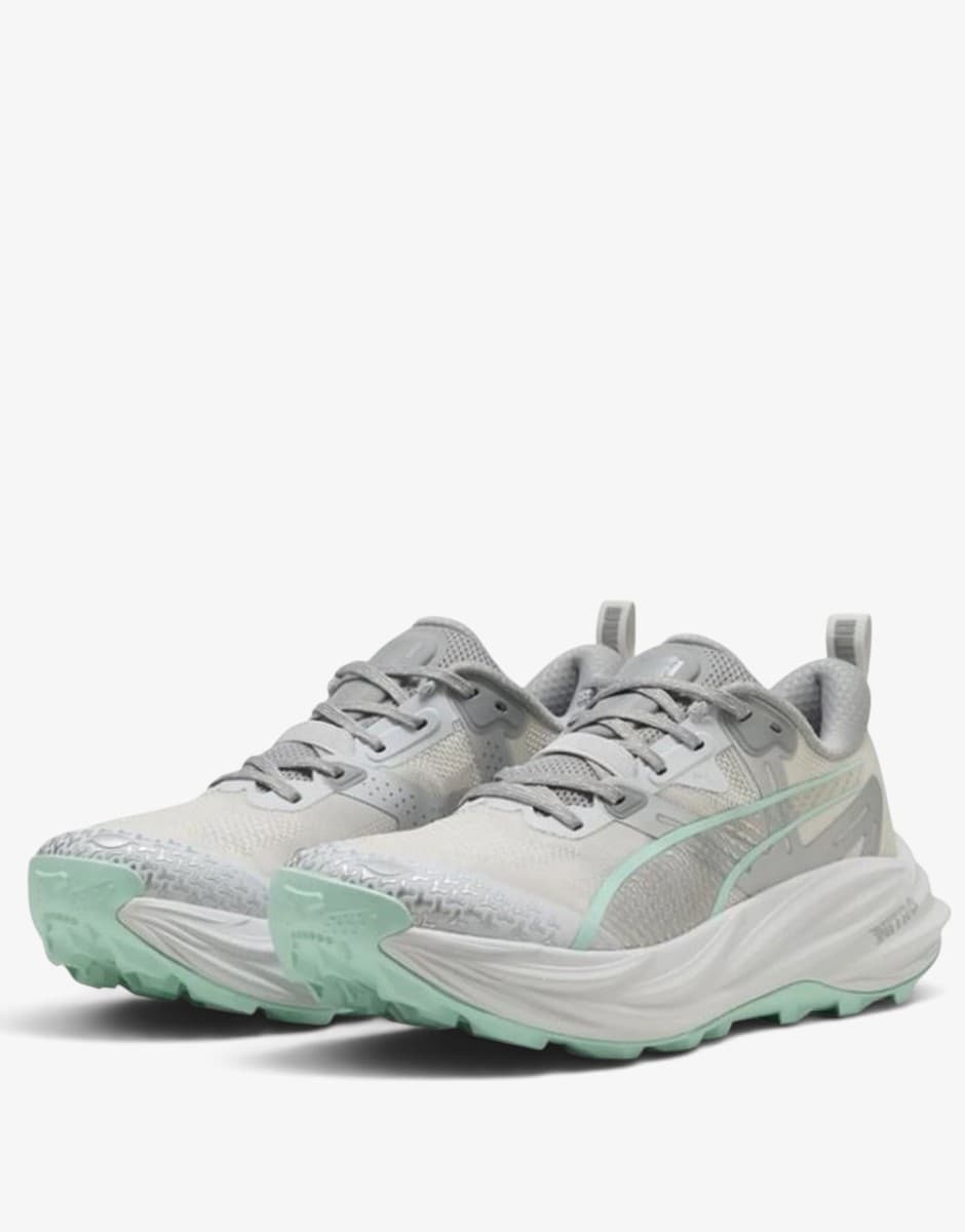 PUMA Voyage NITRO 4 Running Shoes Gray/Blue — снимка 3