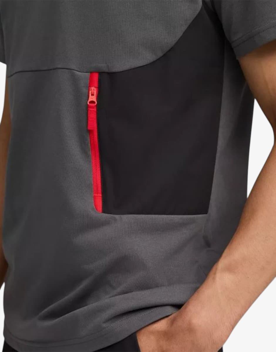 PUMA x AC Milan PUMATECH Pocket Tee Gray — снимка 4