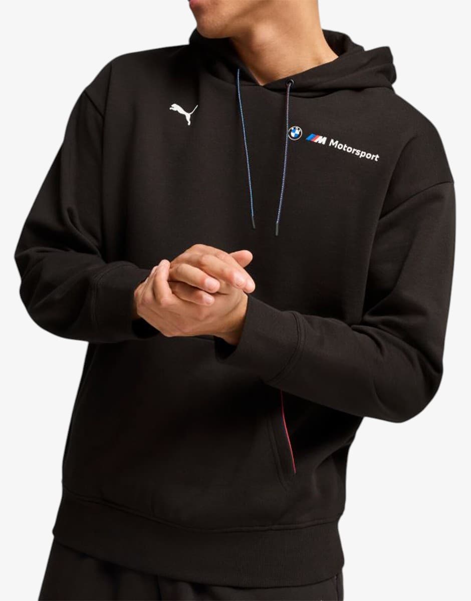 PUMA x BMW Motorsport Fleece Hoodie Black — view 3