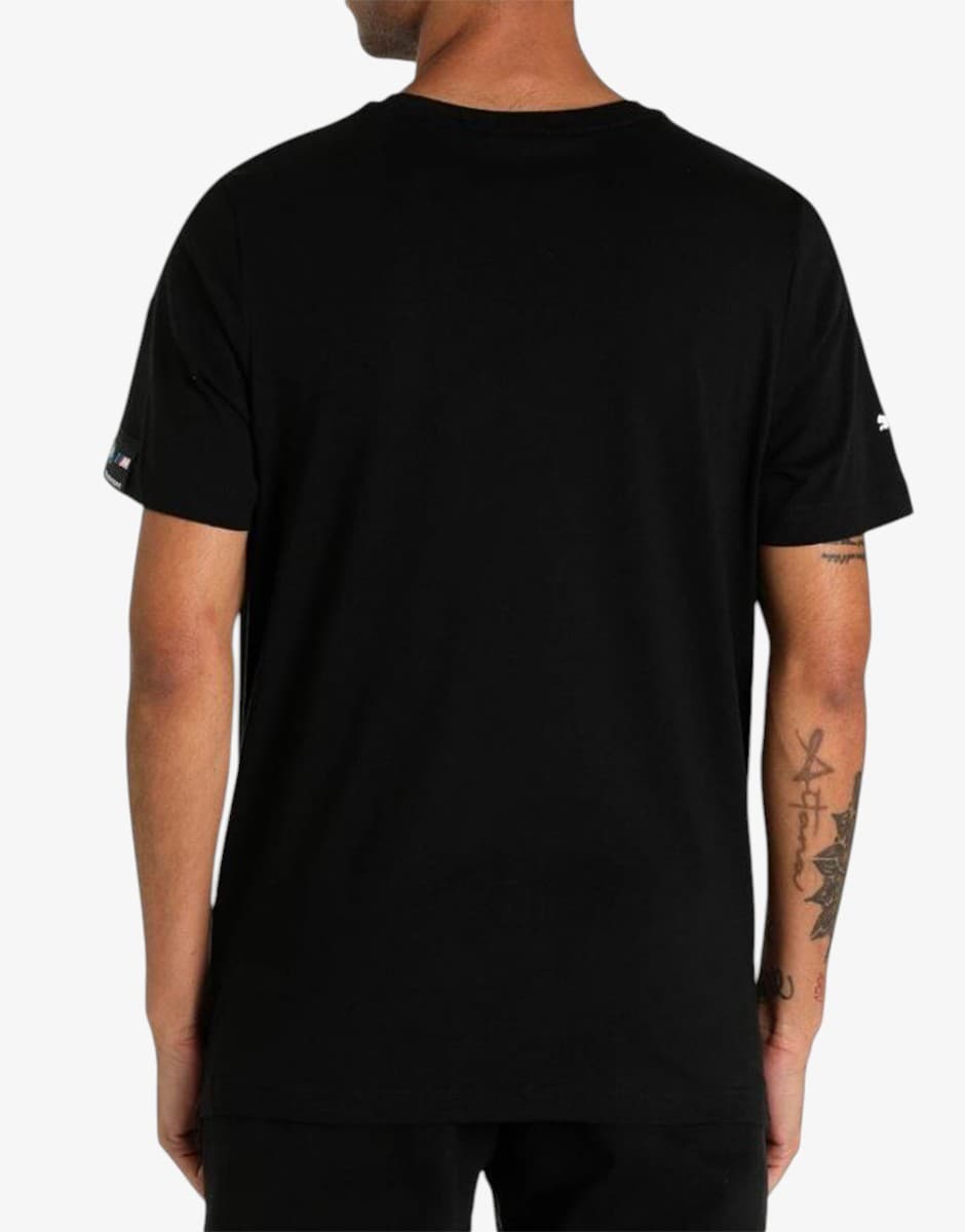 PUMA x BMW Motorsport Logo Tee Black/Multicolor — view 2