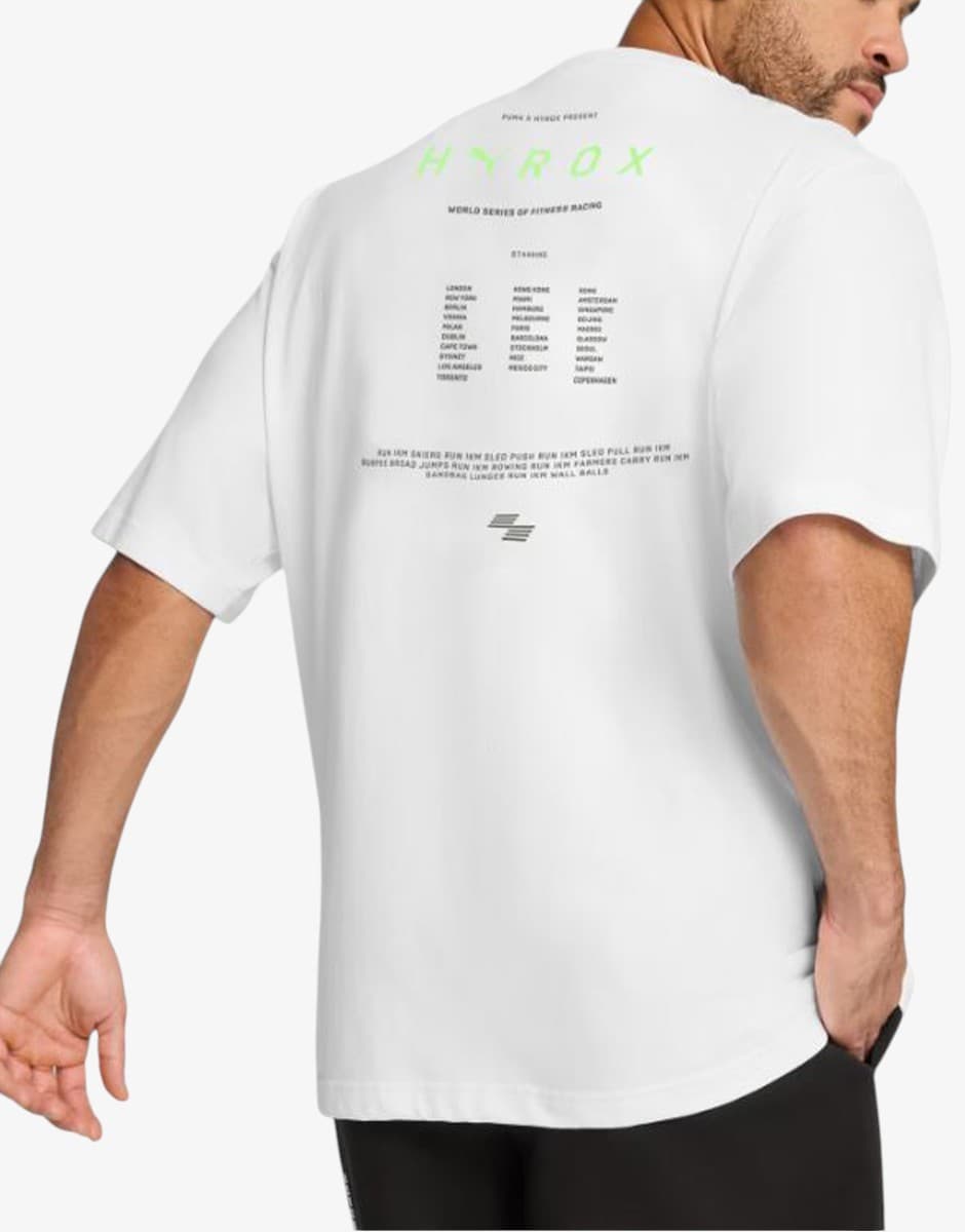 PUMA x HYROX M Oversize Tee White — снимка 2