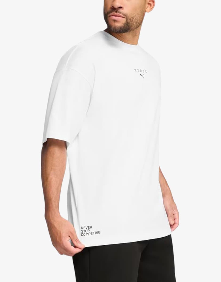 PUMA x HYROX M Oversize Tee White — снимка 3