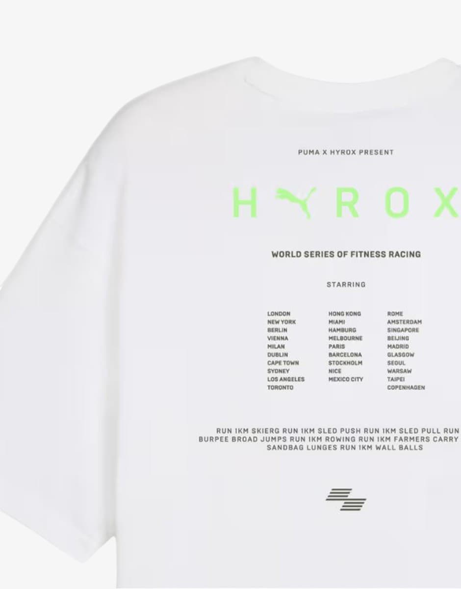 PUMA x HYROX M Oversize Tee White — снимка 4