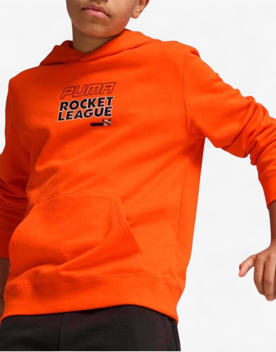 PUMA x Rocket League Relaxed Fit Hoodie Orange — снимка 3