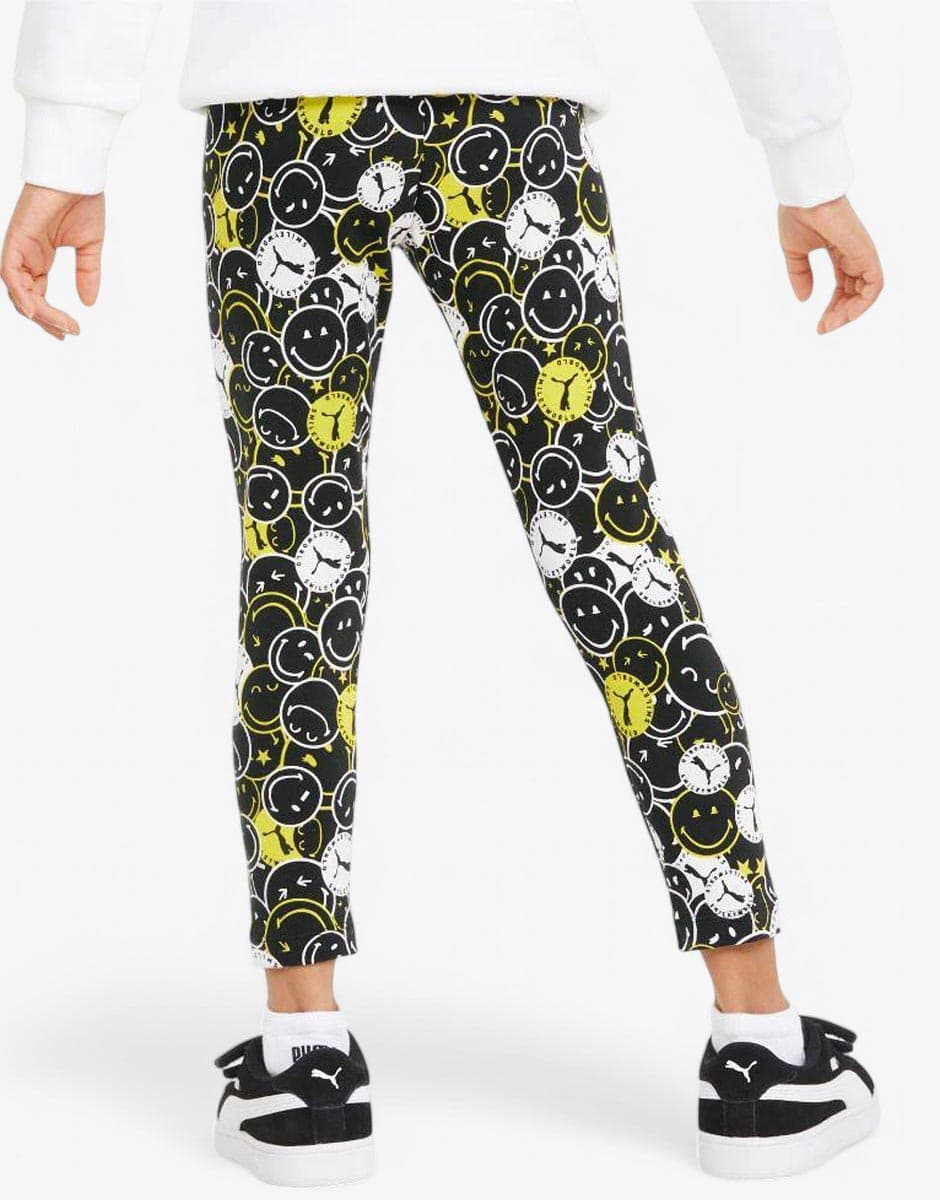 PUMA x Smiley World Printed Leggings Black/Multi — снимка 2