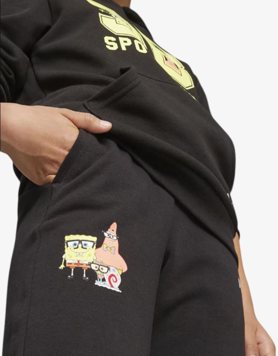 PUMA x Spongebob Squarepants Sweatpants Black — снимка 4