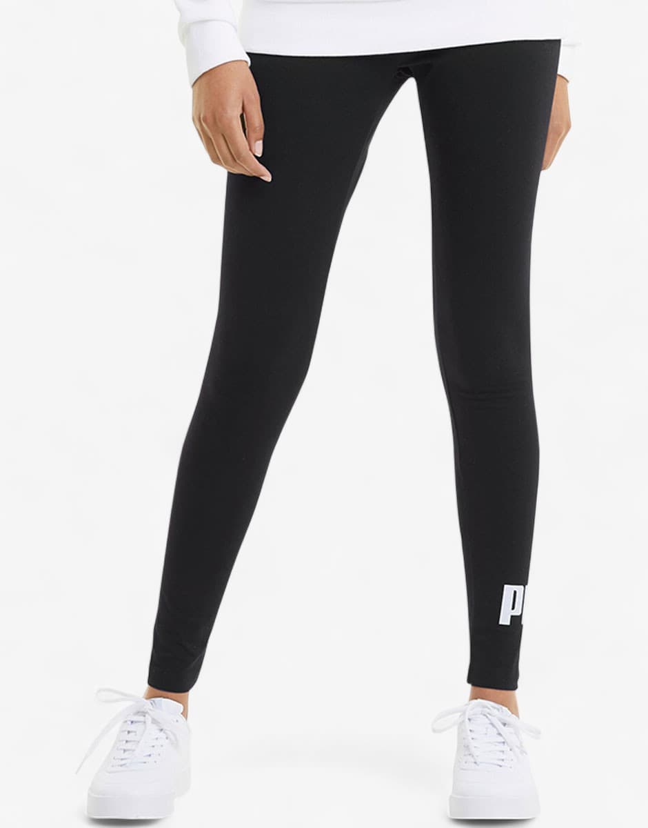 PUMA Essentials Logo Leggings Black