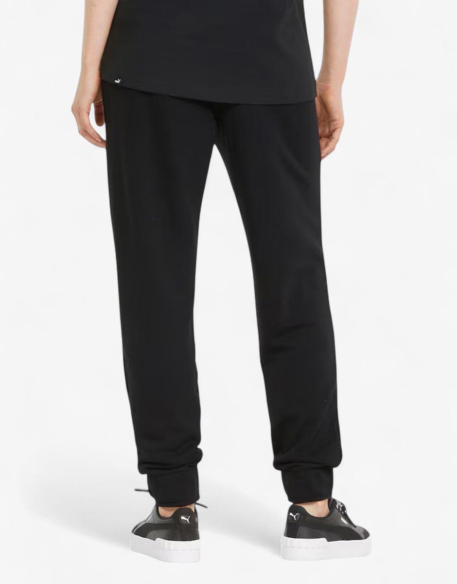 PUMA Essentials+ Embroidery Pants Black — снимка 2