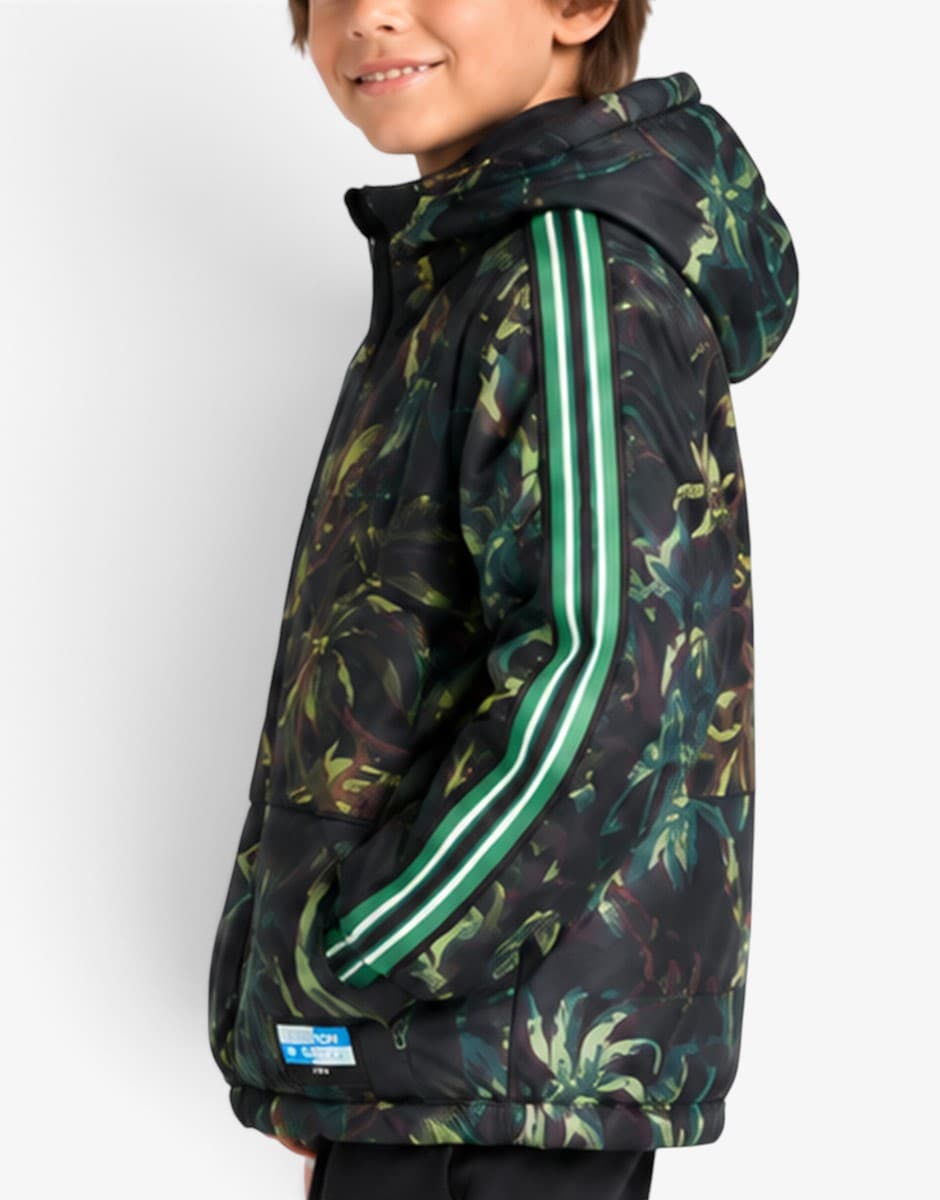 SCOTCH&SODA Palm Pattern Jacket Green/Multicolor — снимка 3