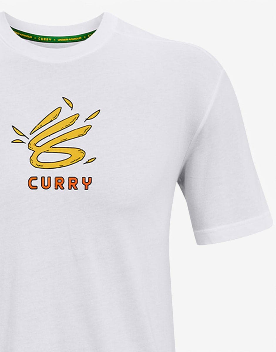 UNDER ARMOUR x Curry Sesame Street Big Bird Tee White — view 3