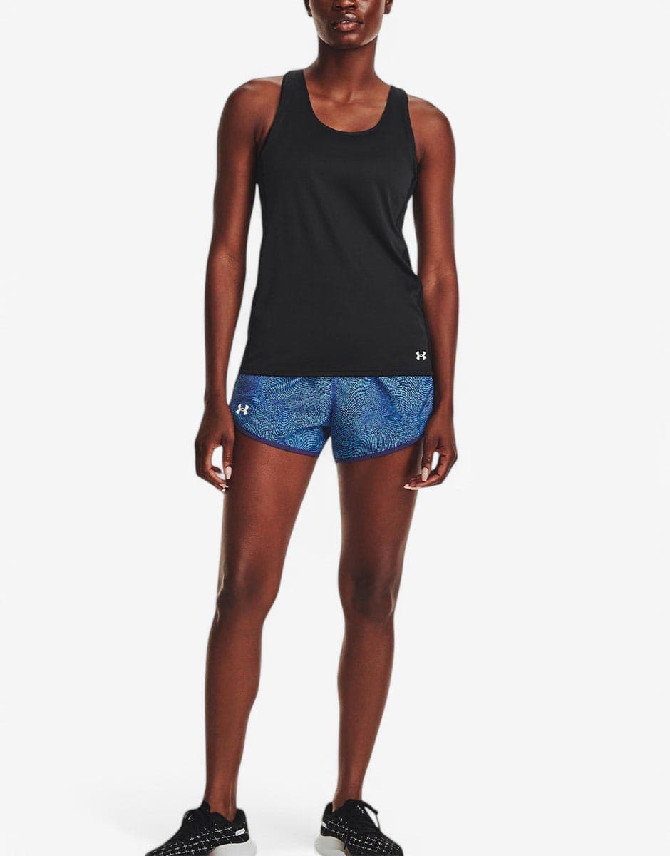 UNDER ARMOUR Fly By 2.0 Printed Short Blue — view 3