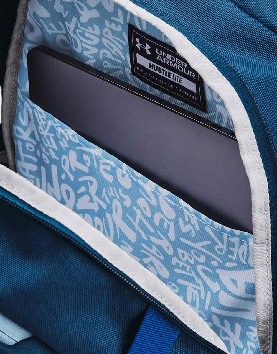 UNDER ARMOUR Hustle Lite Backpack Blue — view 4