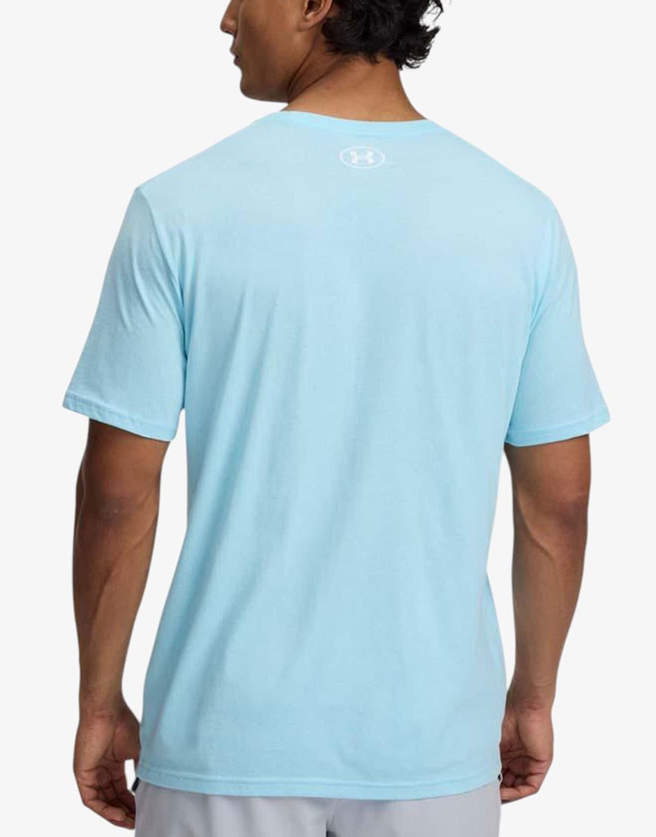 UNDER ARMOUR Team Issue Wordmark Ss Tee Blue — снимка 2