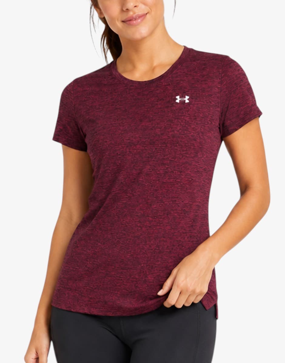 UNDER ARMOUR Tech Ssc Twist Tee Red — снимка 3