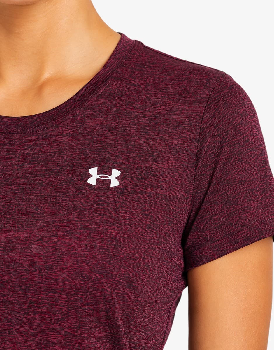 UNDER ARMOUR Tech Ssc Twist Tee Red — снимка 4