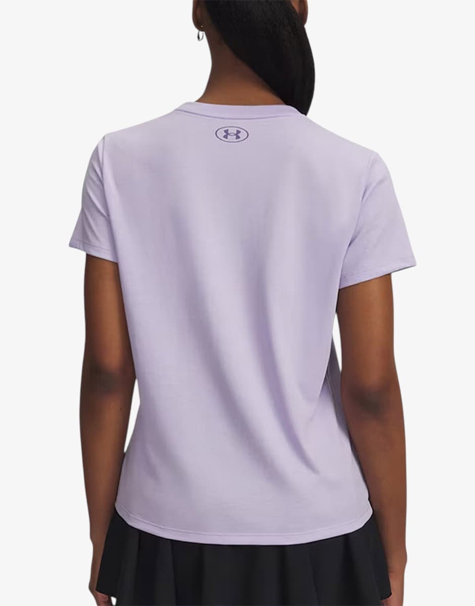 UNDER ARMOUR Varsity Ss Tee Purple — снимка 2