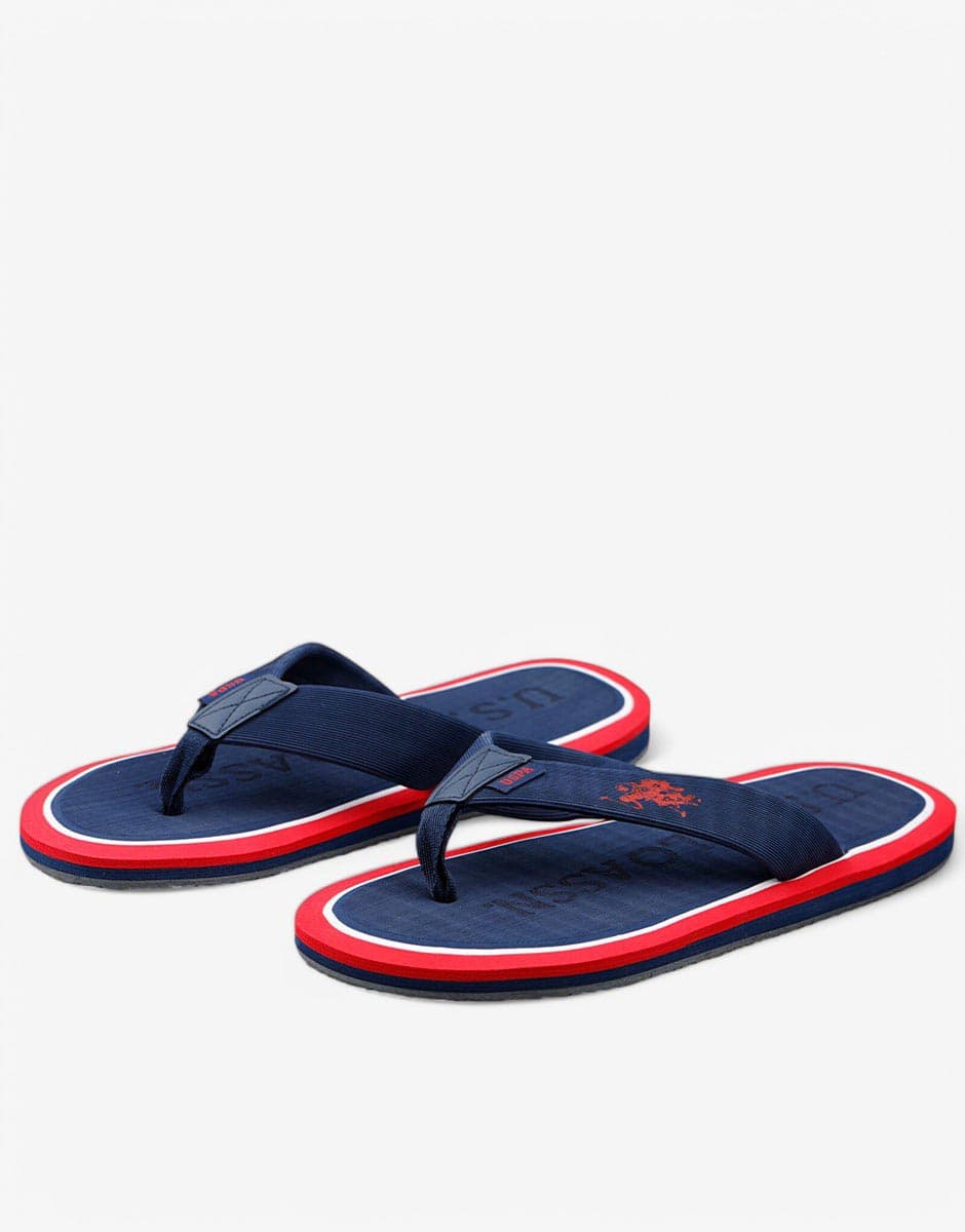 US POLO Assn Vitus 4Fx Slippers Blue — снимка 3