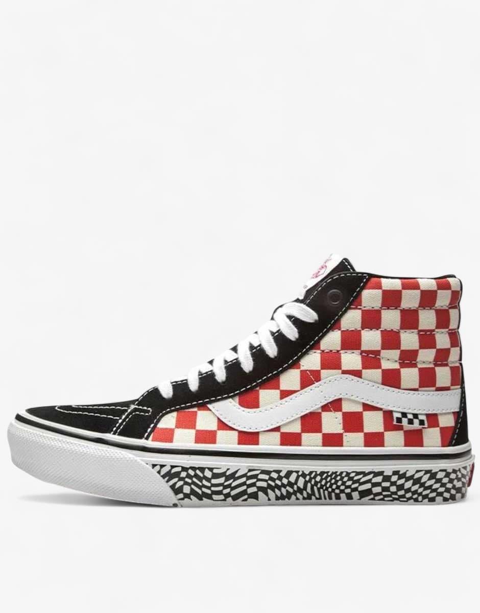 VANS Skate Sk8-Hi Reissue Shoes Black/Red