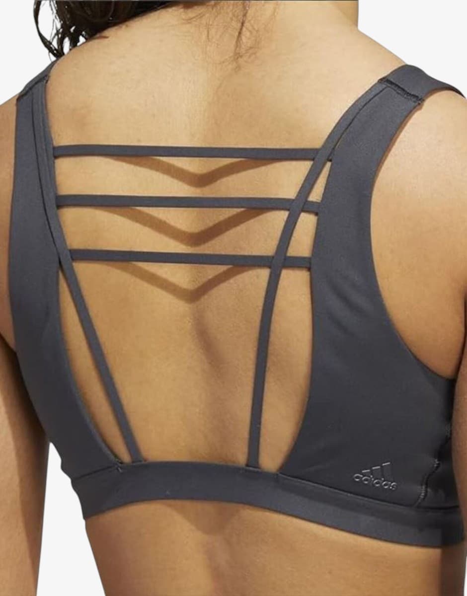 ADIDAS Yoga Studio Luxe Light-Support Grey — снимка 3