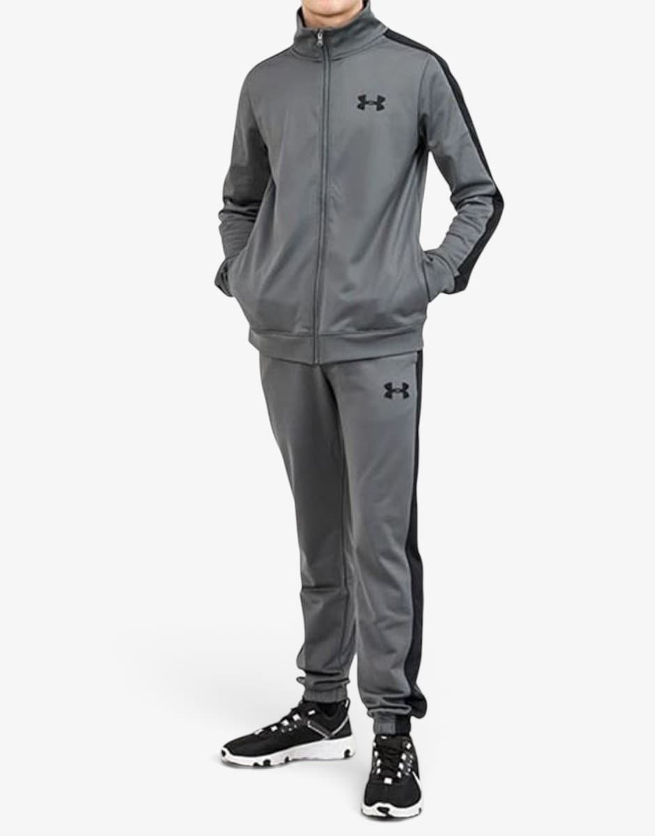 UNDER ARMOUR Rival Knit Track Suit Gray — снимка 3