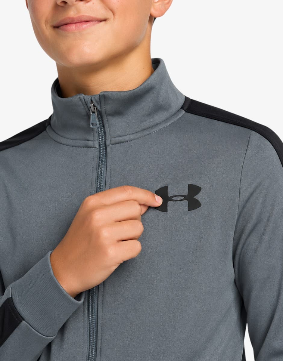 UNDER ARMOUR Rival Knit Track Suit Gray — снимка 4
